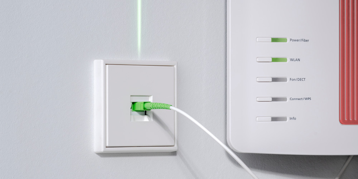 Die neuen Glasfaser-Anschlussdosen bei Elektro Wiesmann GmbH in Itzgrund