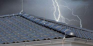 Äußerer Blitzschutz bei Elektro Wiesmann UG in Itzgrund